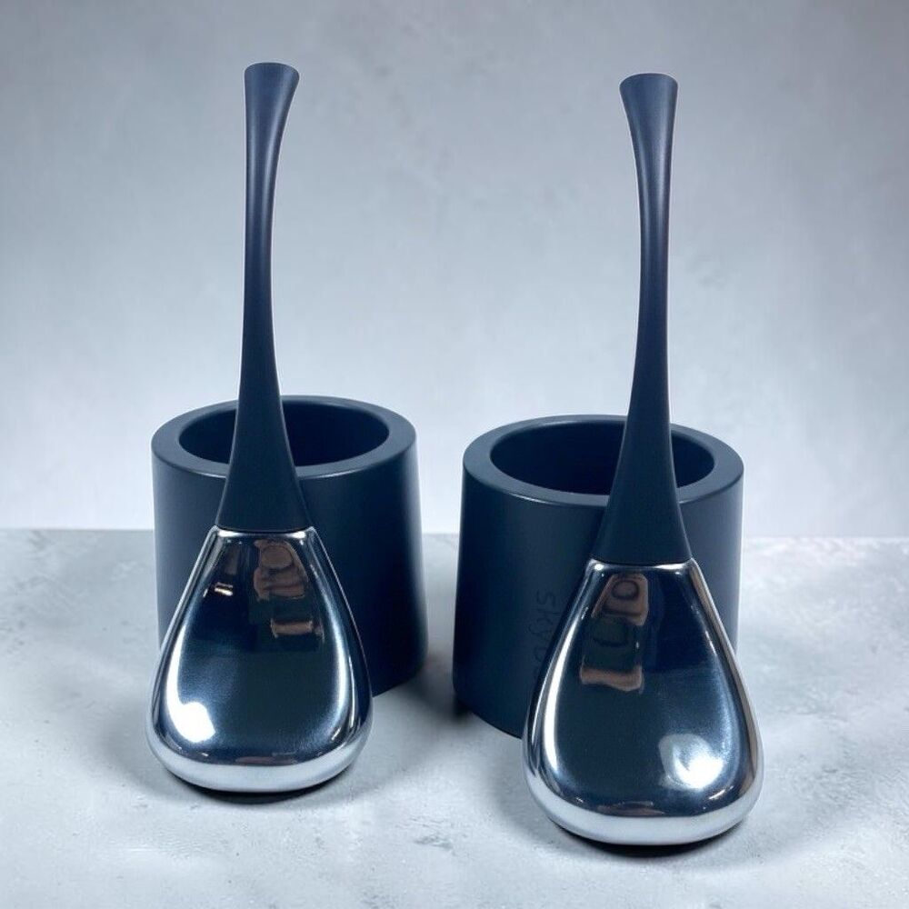 Set of 2 SKYBAR Wine Chill Drops Fast Chillers with Storage Cups